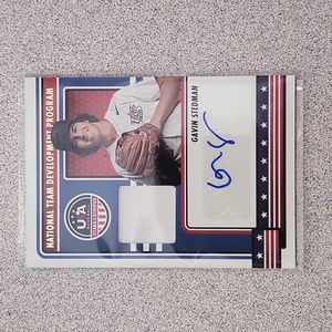 2023 Panini USA Stars and Stripes NTDP Gavin Stedman Patch Auto